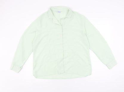 The Edinburgh Collection Women's Green Blouse Size 18