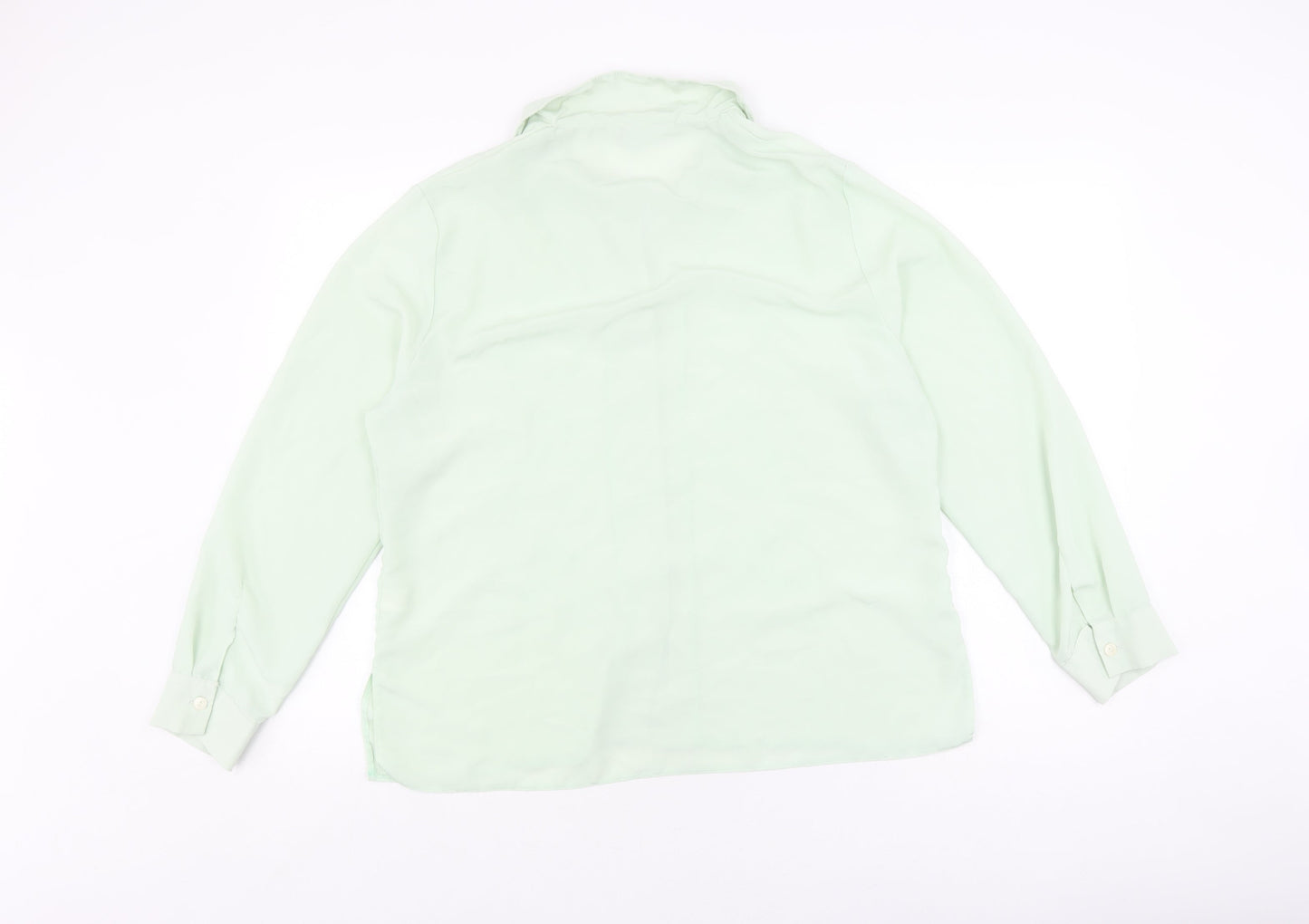 The Edinburgh Collection Women's Green Blouse Size 18