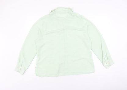 The Edinburgh Collection Women's Green Blouse Size 18