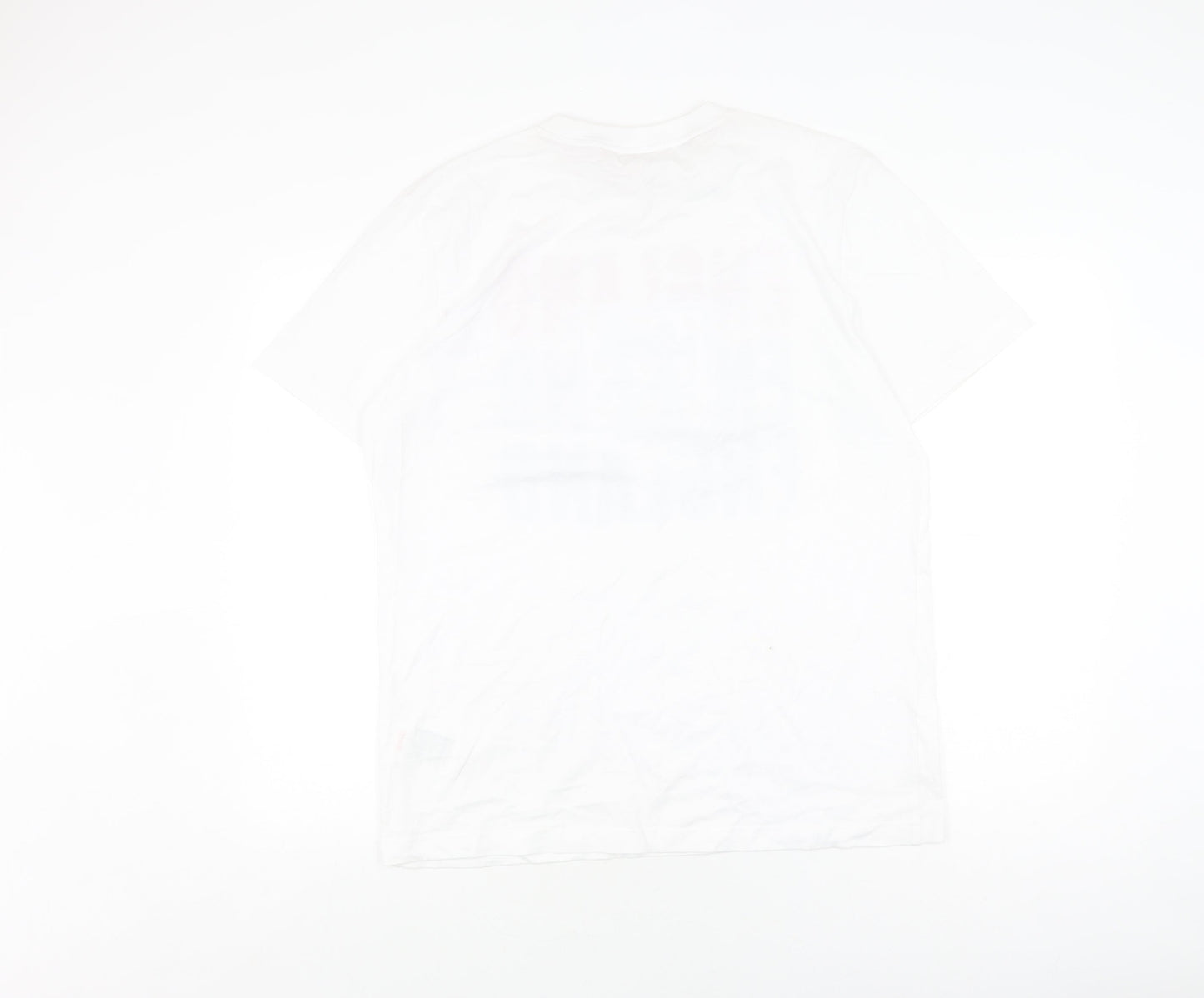 Mens UK Size L England White  T-Shirt