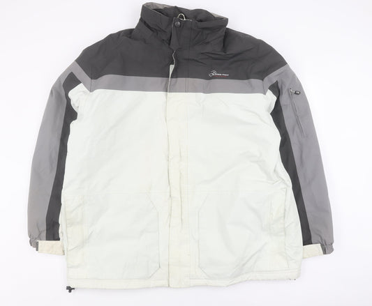 Mens UK Size XL Glacier Point Grey Puffer Jacket