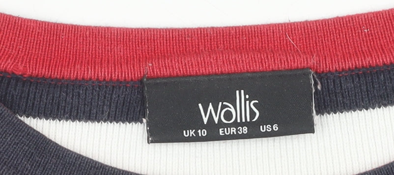 Womens UK Size 10 Wallis Multicoloured Pullover Jumper