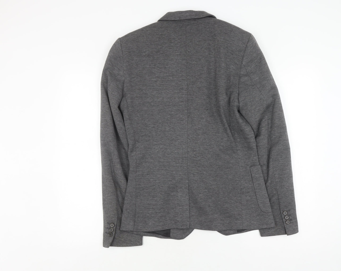 River Island Grey Unisex Blazer Size 34