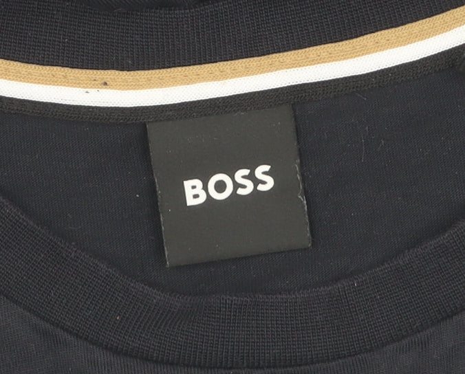 Mens UK Size M Boss Black  T-Shirt