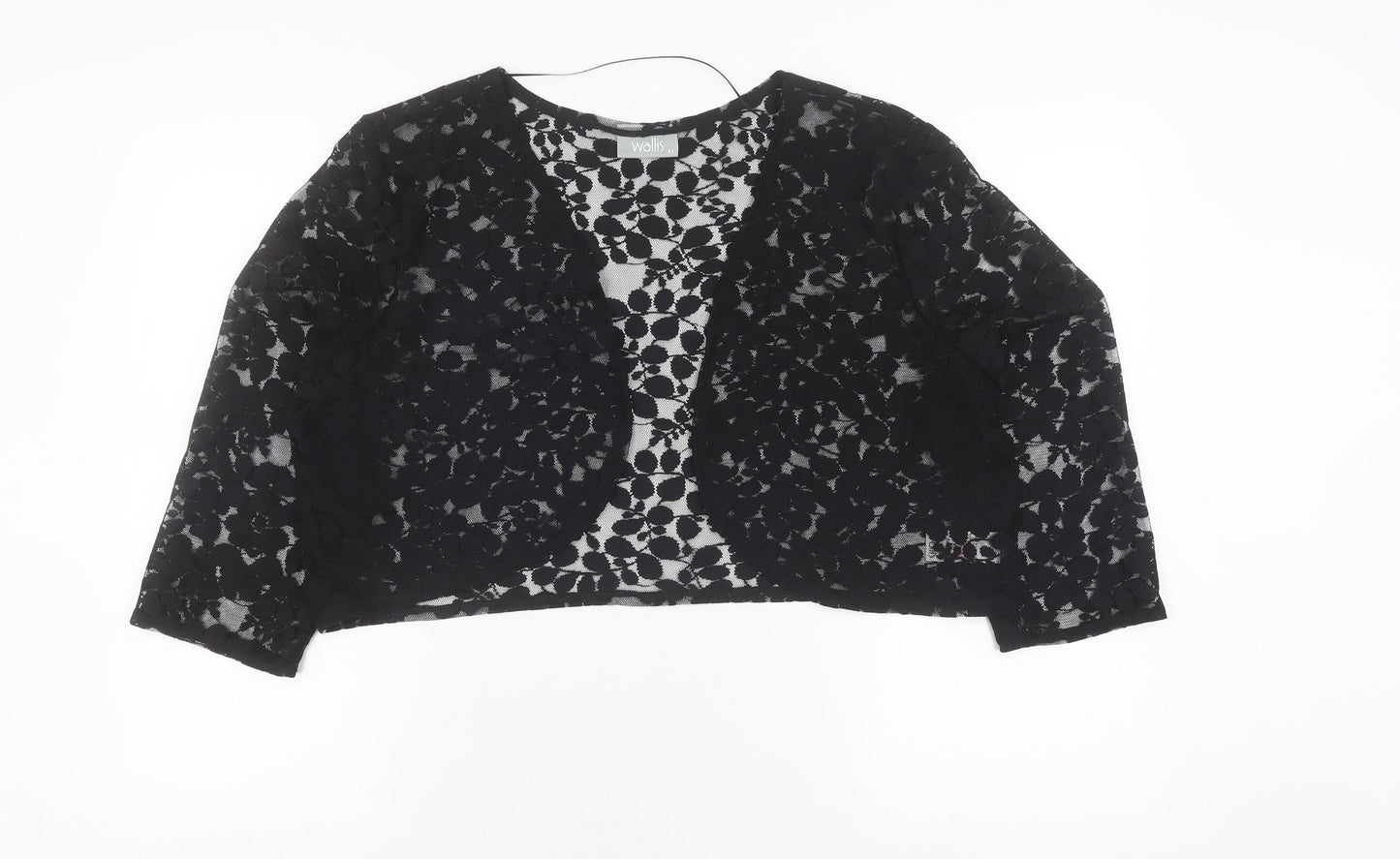Womens UK Size XL Wallis Black Cardigan Jumper