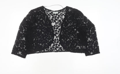 Womens UK Size XL Wallis Black Cardigan Jumper