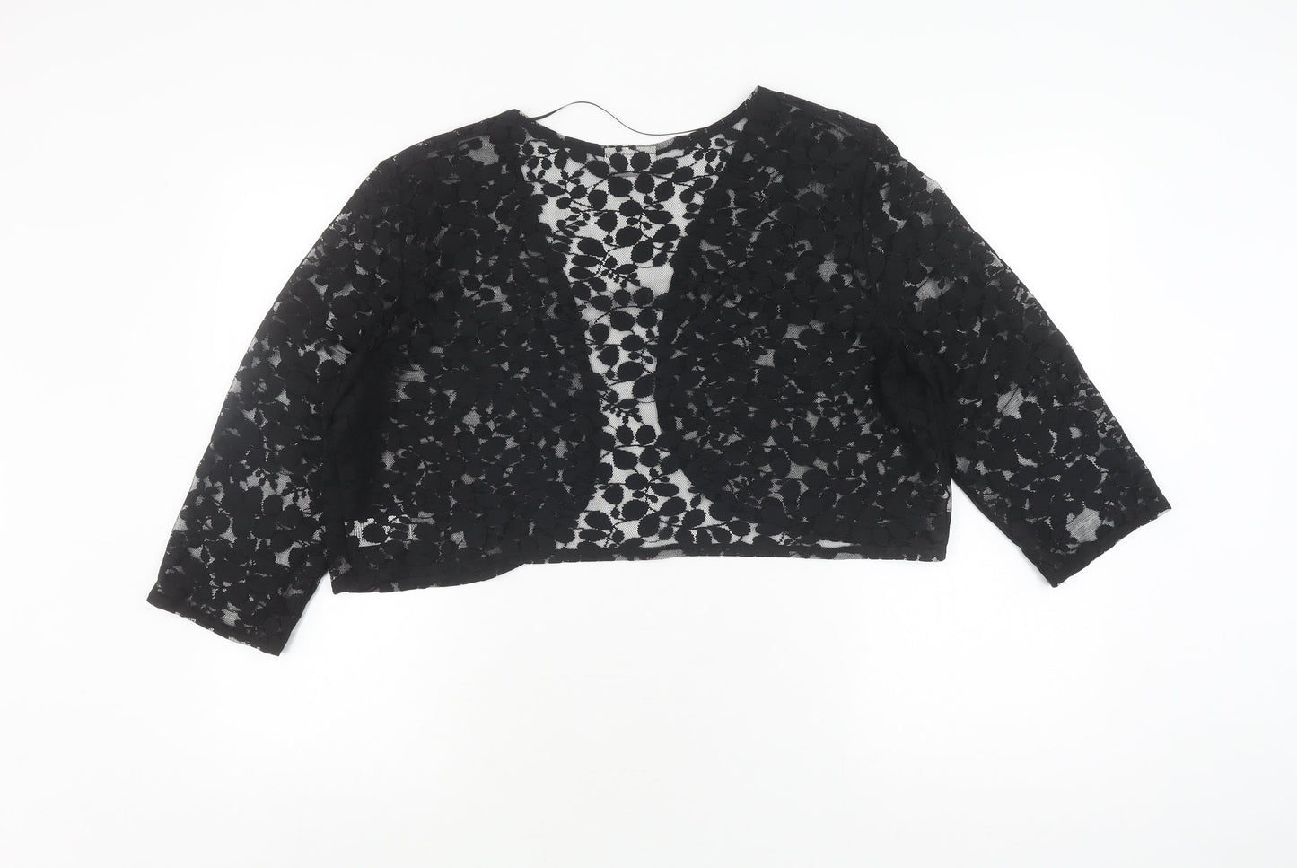 Womens UK Size XL Wallis Black Cardigan Jumper