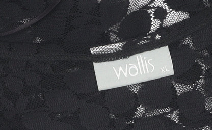 Womens UK Size XL Wallis Black Cardigan Jumper