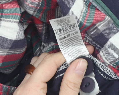 Topman Men's Cargo Shorts Multicoloured Plaid 32