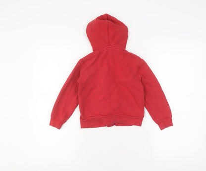 Polo Ralph Lauren Boys Red Full Zip Hoodie 5-6 Years