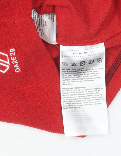 Dare 2B Boys Red Full Zip Fleece Sweatshirt 3-4 Years