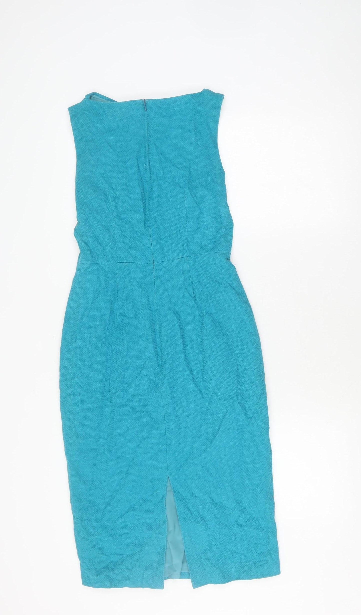 L.K. Bennett Women's Blue Sheath Dress Size 8