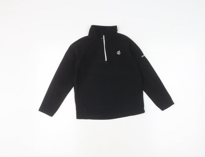 Dare 2b Boys Black Fleece 1/4 Zip Sweatshirt 5-6 Years