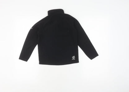 Dare 2b Boys Black Fleece 1/4 Zip Sweatshirt 5-6 Years