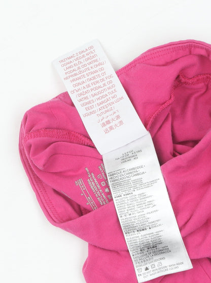 Nike Girls Pink Leggings 5 Years Activewear Elastic Waist