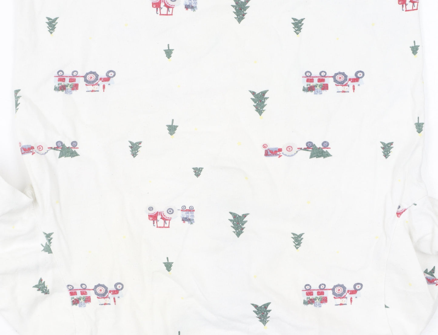 The Little White Company Boys White Christmas T-Shirt, 7-8 Years