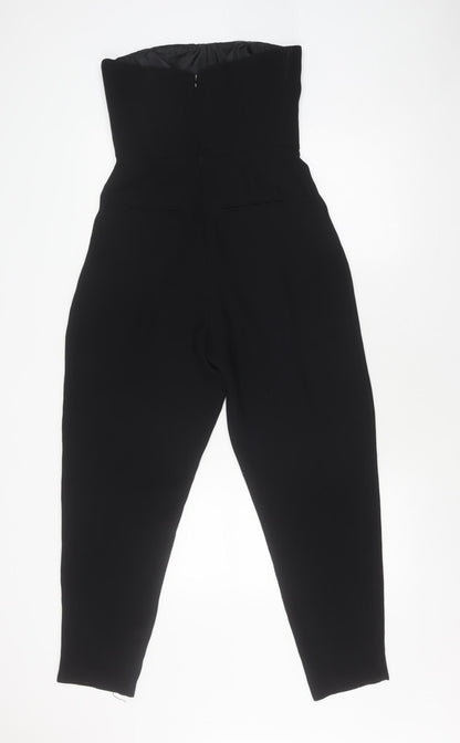 Topshop Women's Black Sleeveless Jumpsuit, Size 8