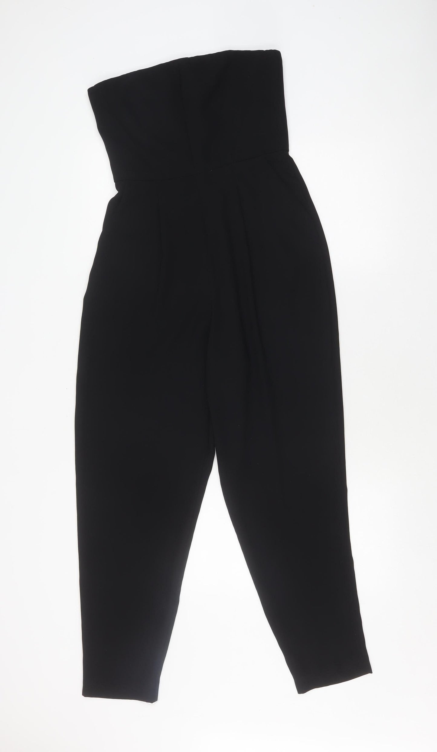 Topshop Women's Black Sleeveless Jumpsuit, Size 8