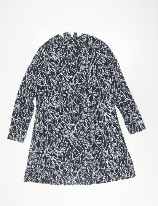 Marks and Spencer Women's Multicoloured Floral Dress 12