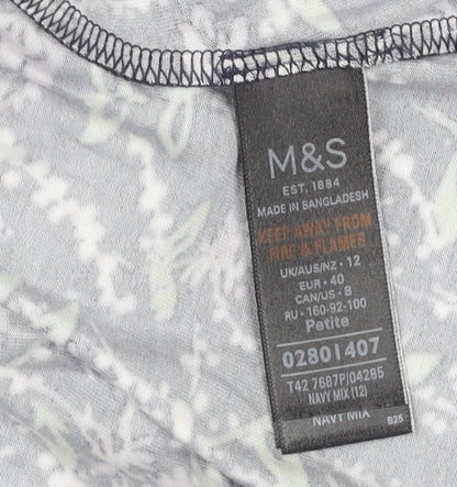 Marks and Spencer Women's Multicoloured Floral Dress 12