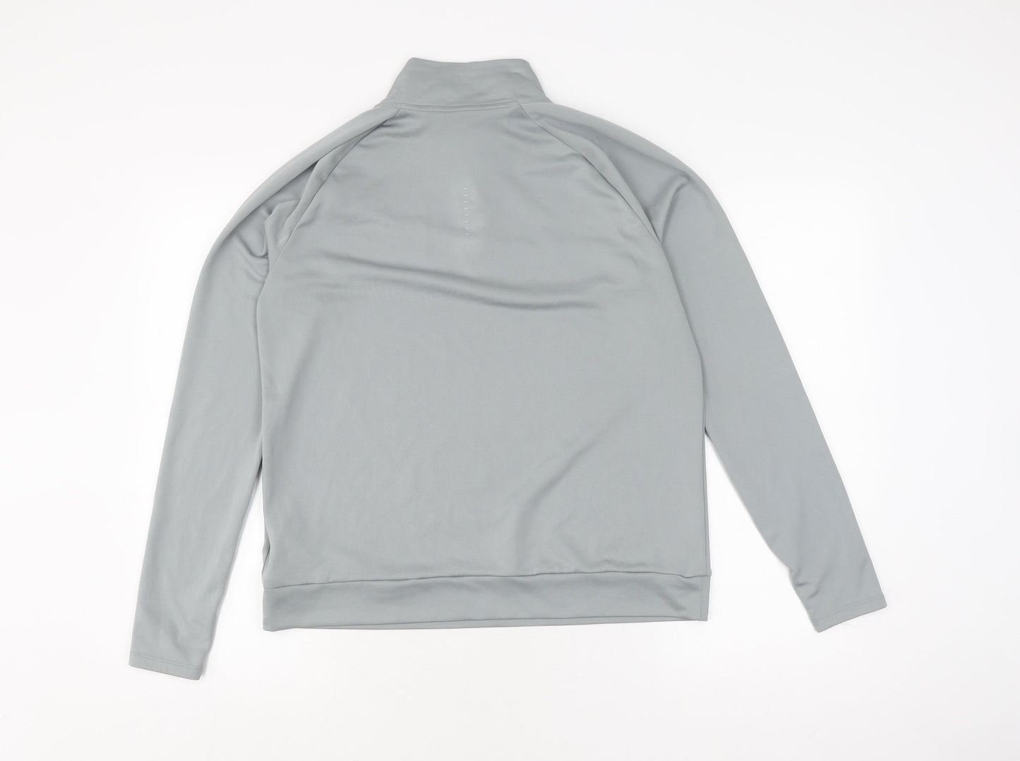 Nike Grey Running Top, M, Unisex, Long Sleeve Dri-FIT