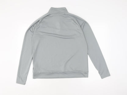 Nike Grey Running Top, M, Unisex, Long Sleeve Dri-FIT