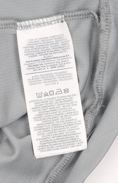 Nike Grey Running Top, M, Unisex, Long Sleeve Dri-FIT