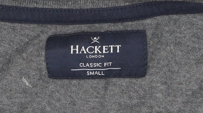 Hackett London Men's Grey Small Classic Fit T-Shirt