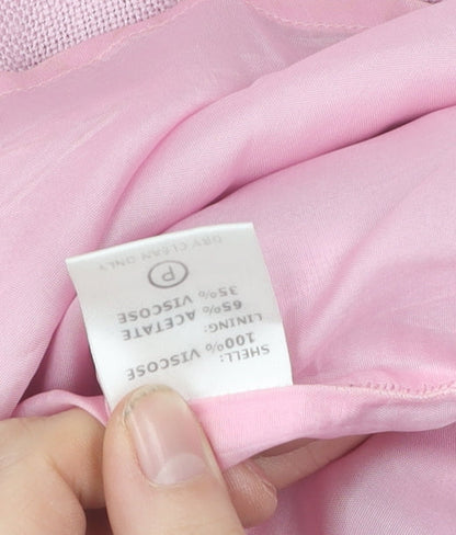 Hobbs Women's Pink Pencil Skirt, Size 12, Knee-Length