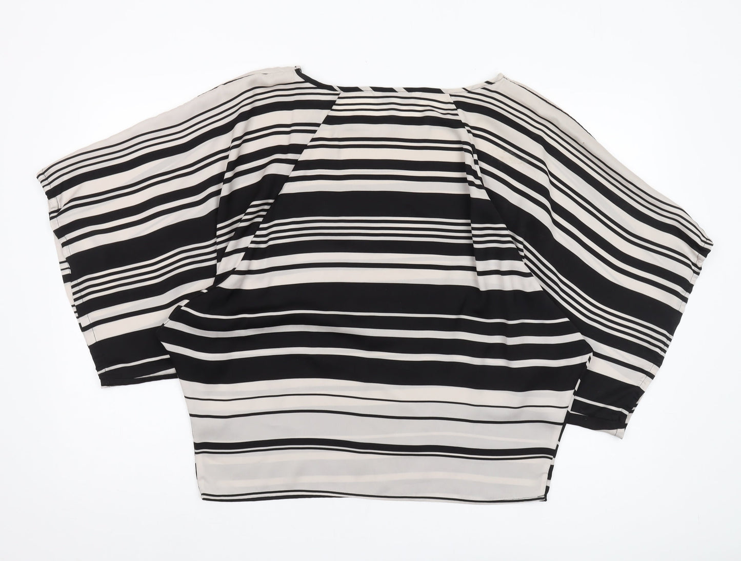 Jasper Conran Women's Black Striped 10 Tunic Blouse