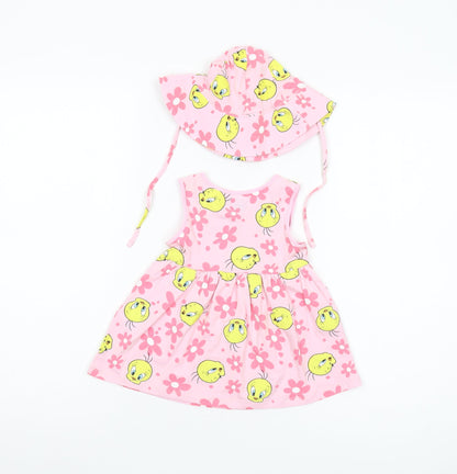 Looney Tunes Pink A-Line Dress Unisex 12-18 Months