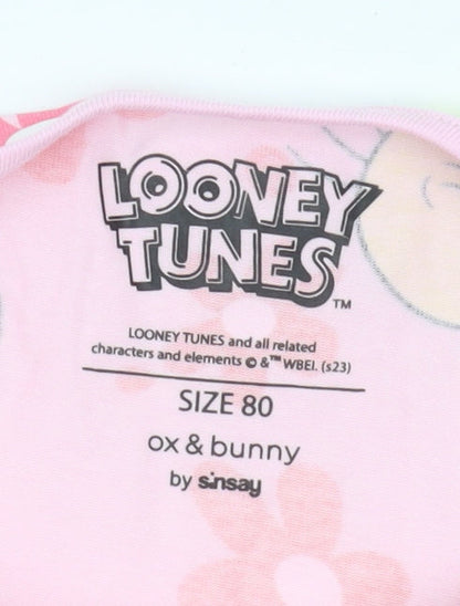 Looney Tunes Pink A-Line Dress Unisex 12-18 Months