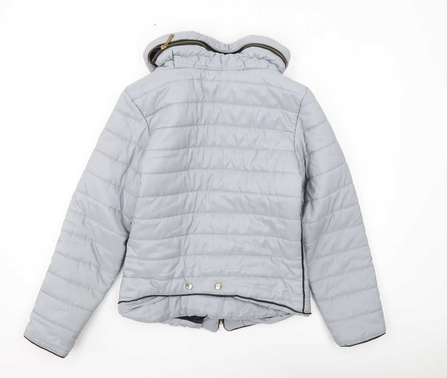 Womens UK Size S Unknown Grey Puffer Jacket