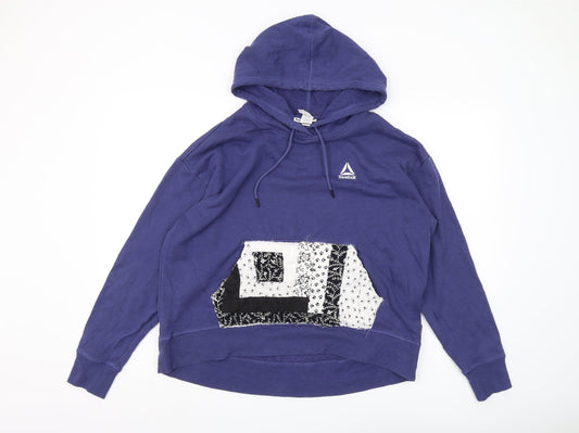 Reebok Blue Pullover Hoodie Unisex XL
