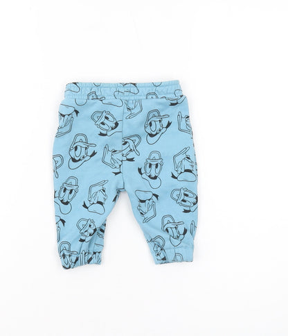 Primark Disney Unisex Blue Jogger Trousers 3-6 Months