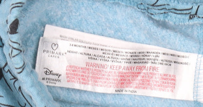 Primark Disney Unisex Blue Jogger Trousers 3-6 Months
