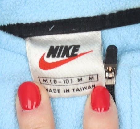 Nike Women's Blue Fleece Pullover Sweatshirt M