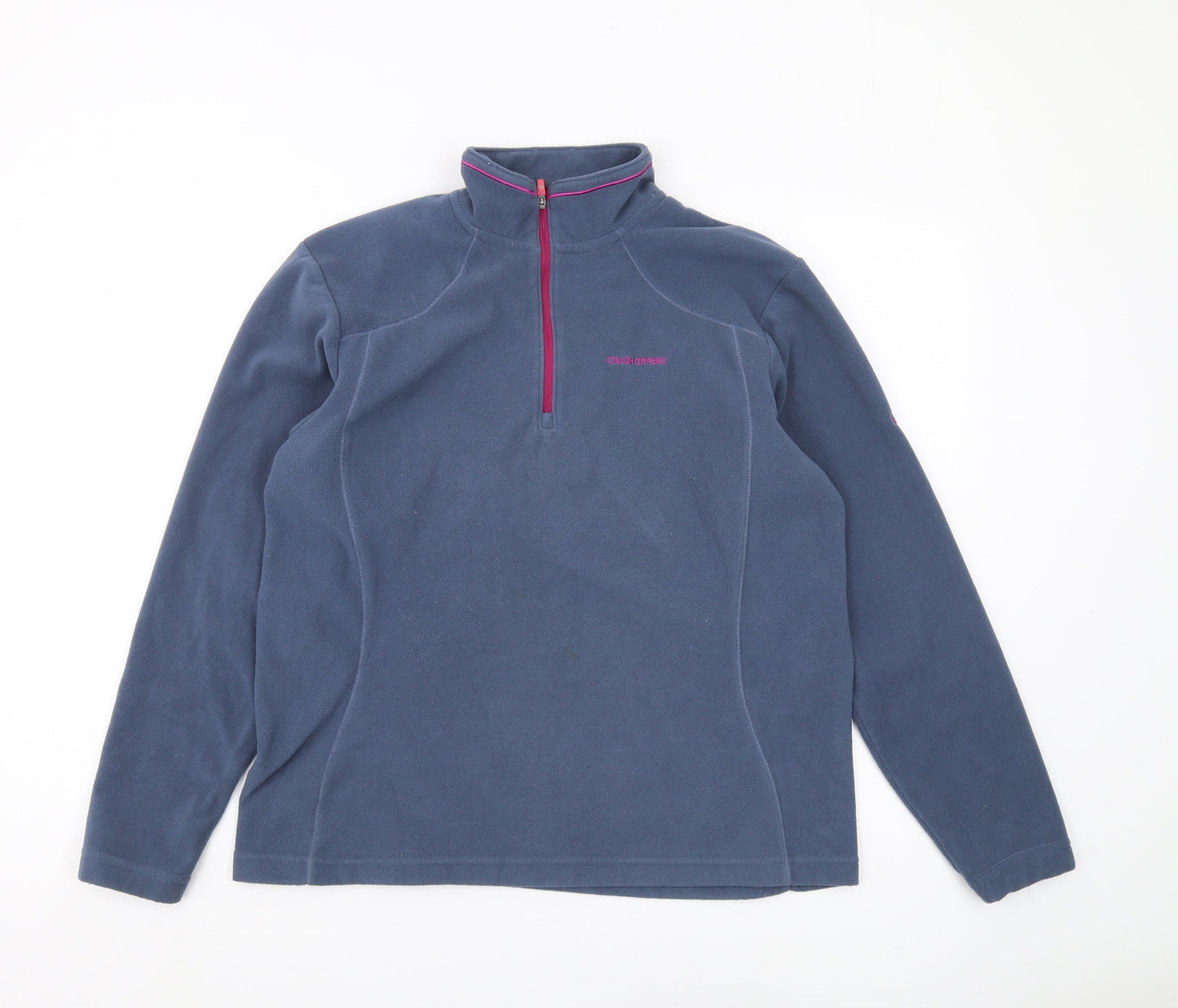 Craghoppers Women's Blue Henley Sweatshirt Size 12