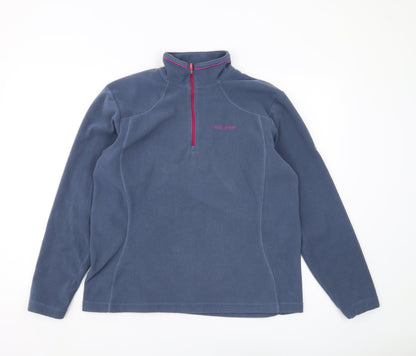 Craghoppers Women's Blue Henley Sweatshirt Size 12