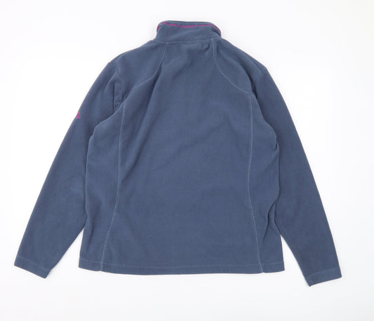 Craghoppers Women's Blue Henley Sweatshirt Size 12