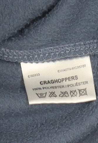 Craghoppers Women's Blue Henley Sweatshirt Size 12