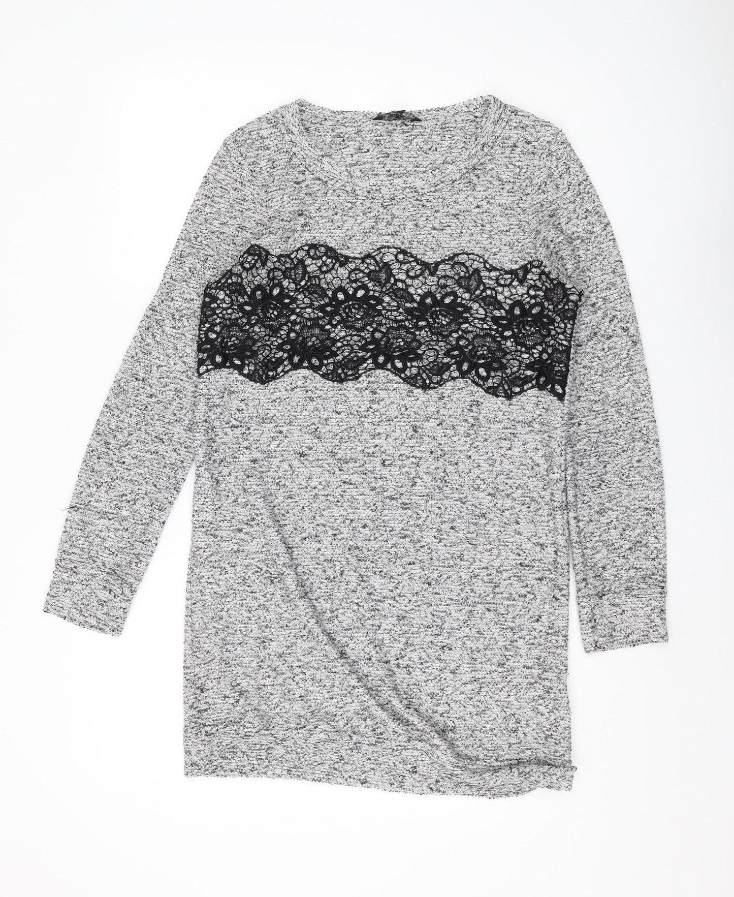 Womens UK Size 10 NEXT Grey  T-Shirt
