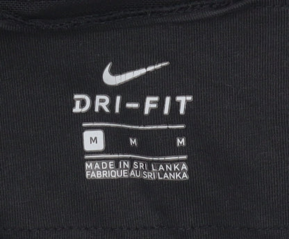 Nike Women's Black Leggings M Dri-FIT Athletic Gym