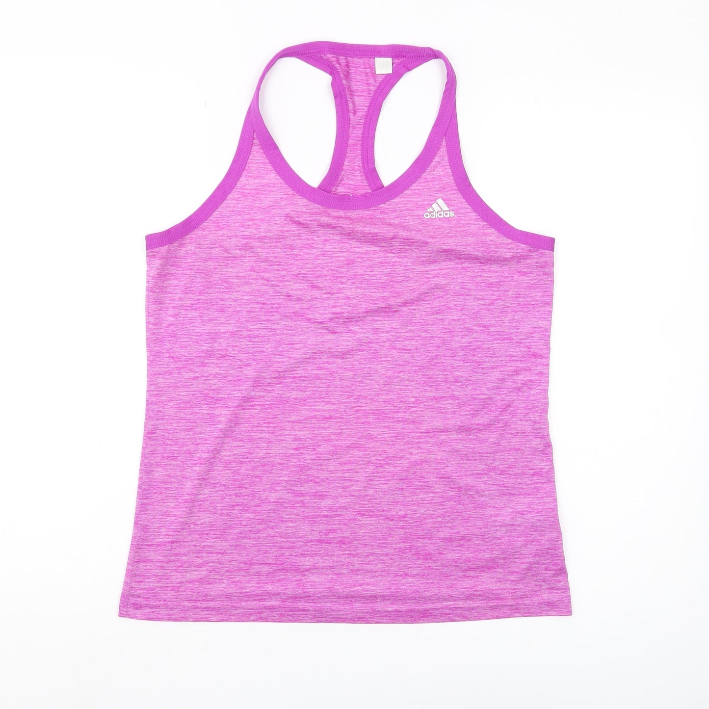 Adidas Women’s Pink Racerback Tank - Medium