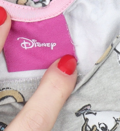 Disney Girls Grey Beauty and the Beast Skater Dress 2-3 Years