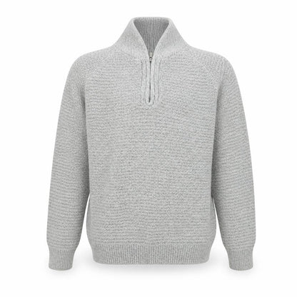 Mens UK Size M Marks and Spencer Grey 1/2 Zip Jumper