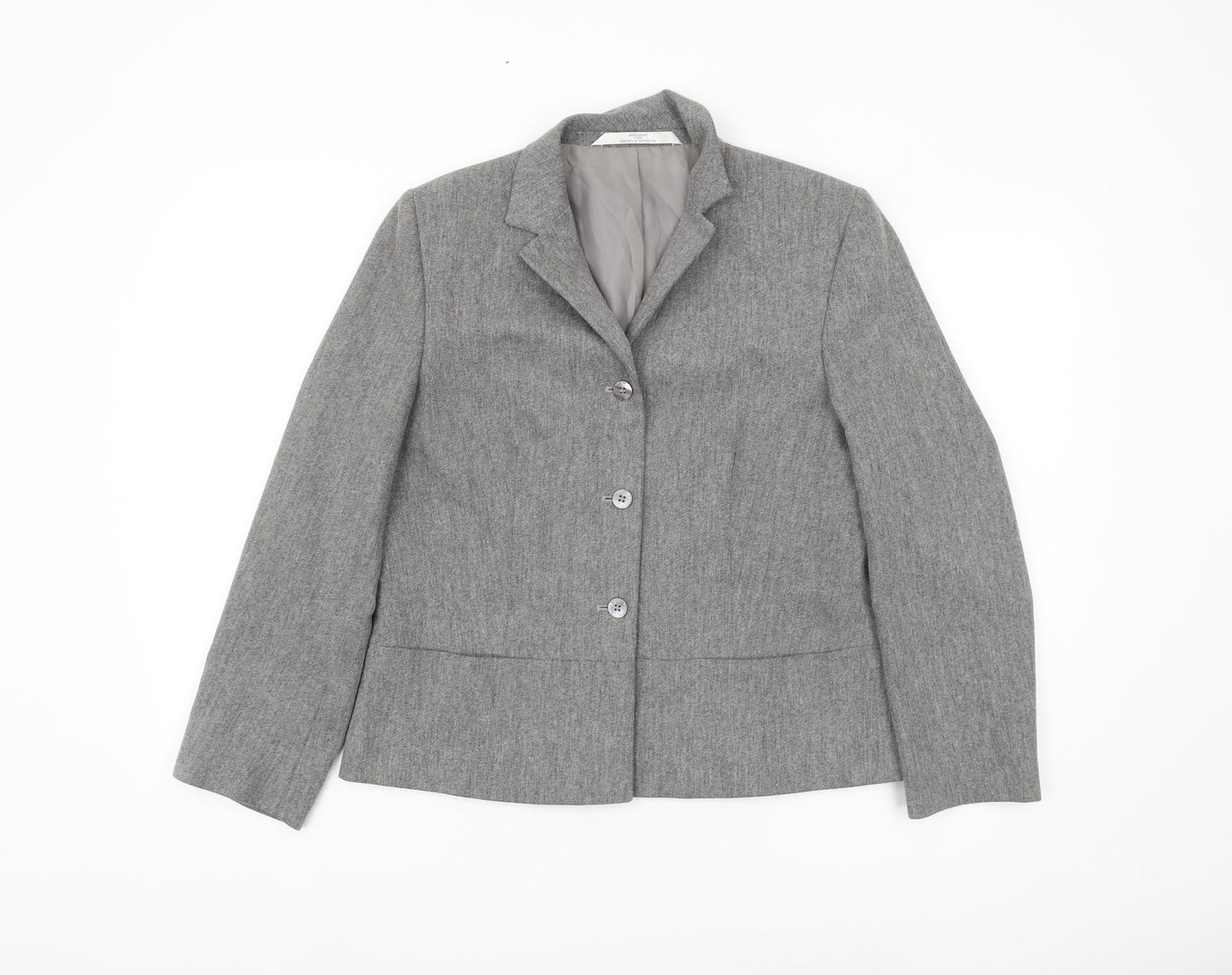 Marks and Spencer Grey Suit Jacket Women Size 12