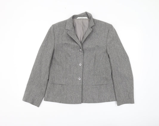 Marks and Spencer Grey Suit Jacket Women Size 12