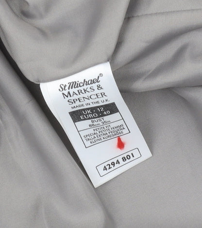 Marks and Spencer Grey Suit Jacket Women Size 12