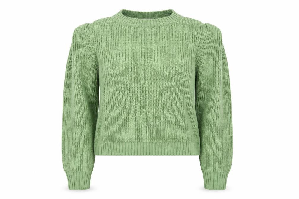 Womens UK Size L Oasis Green Pullover Jumper